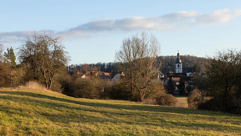 Idyll in den Haßbergen: Schweinshaupten. Idyll in den Haßbergen: Schweinshaupten.