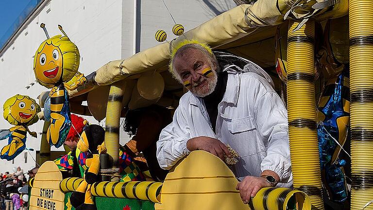 Ein Herz für Bienen: Die Umweltstation Reichelshof warb für Maja und Willy, die auch für uns Menschen wichtig sind.