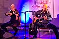 Holger Grohs (links) und Marty Hall faszinierten das Publikum mit ihrer Mischung aus Blues und Klassik.