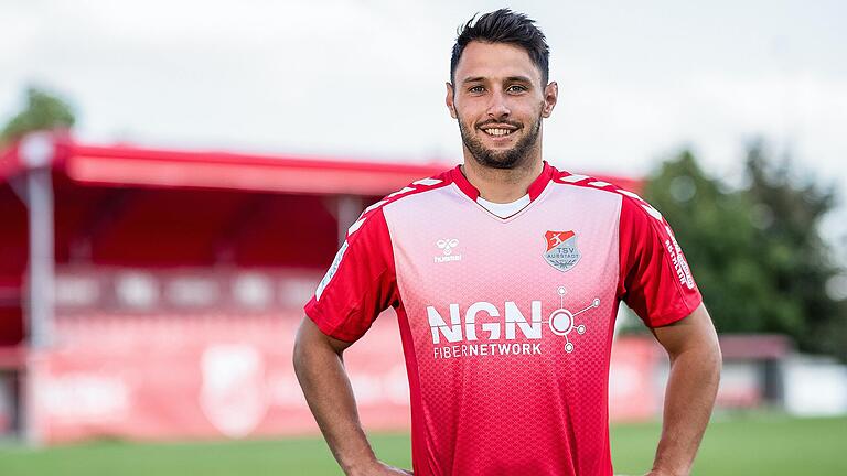 Timo Pitter vom TSV Aubstadt. Timo Pitter vom TSV Aubstadt.