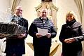 Kirchenrechner Gerhard Altenhöfer, Kirchenpfleger Norbert Brand und Pfarrgemeinderätin Anette Altenhöfer.