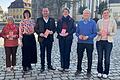 Im Bild von links: Ulrike Then (Frauenbund), Herlinde Heinisch (Frauenbund, Seniorenbeauftragte), Ivonne Floeder (Bibliotheksleitung), Erster Bürgermeister Christian Keller, Edith Werner (Gleichstellungsbeauftragte Grafenrheinfeld), dritter Bürgermeister Dr. Ludwig Weth, Dr. Selma Rienecker (Gleichstellungsbeauftragte Landkreis Schweinfurt).