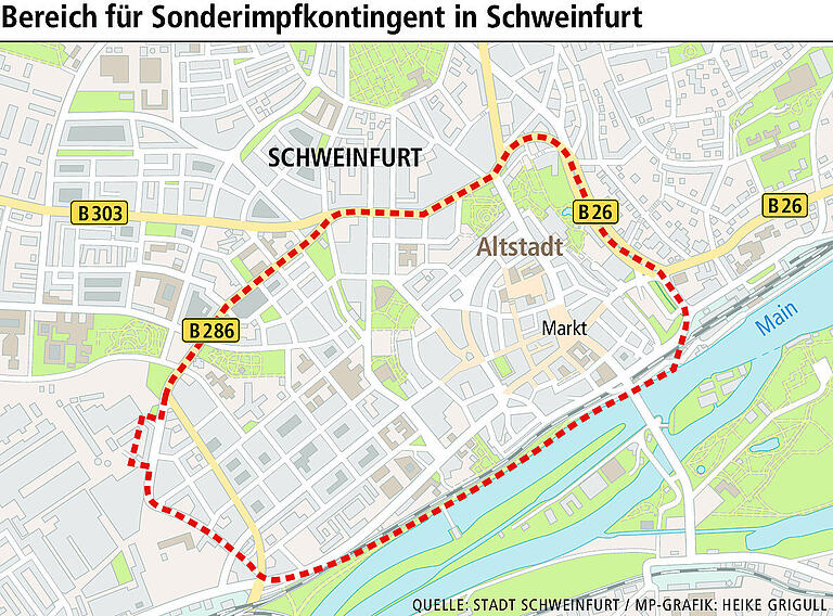 Schweinfurt erhält zusätzlichen Impfstoff: Nur für die Innenstadt