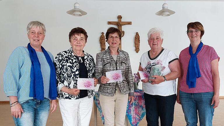 Auf dem Foto von links Michaela Leidner, Renate Müller, Christel Teinzer, Rita Leidner, Ulrike Weisheit.