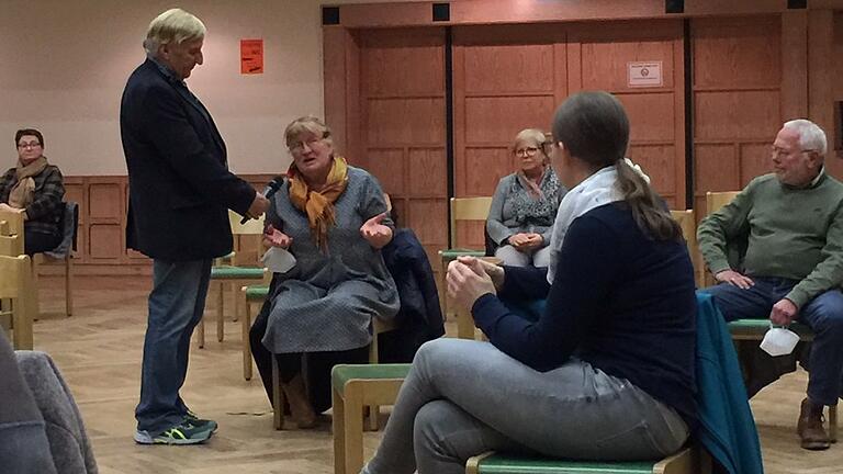 Bei der Podiumsdiskussion zur Grenzöffnung in der Oskar-Herbig-Halle schilderten Zeitzeugen ihre Erlebnisse.&nbsp;