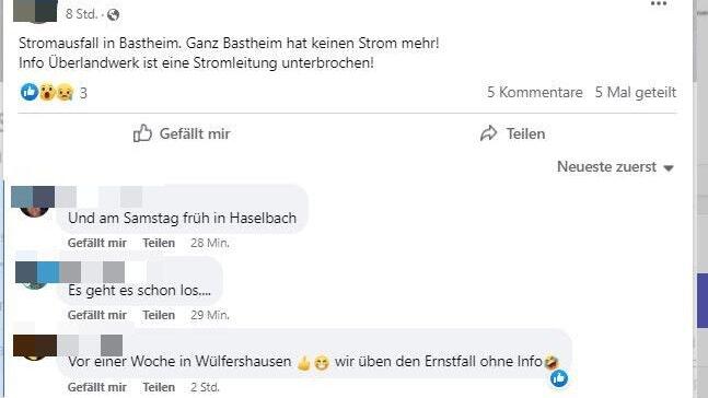 In letzter Zeit fiel in mehreren Orten in Rhön-Grabfeld der Strom aus, schrieben Nutzer am Dienstagmorgen auf Facebook. Was sind die Gründe? In letzter Zeit fiel in mehreren Orten in Rhön-Grabfeld der Strom aus, schrieben Nutzer am Dienstagmorgen auf Facebook. Was sind die Gründe?