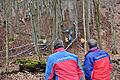 Beim Braveheart Battle im Jahr 2017 waren die Bergwachtler im Bereich der Skisprungschanze im Einsatz. Hier gab es in den vergangenen Jahren immer wieder einmal Verletzungen.