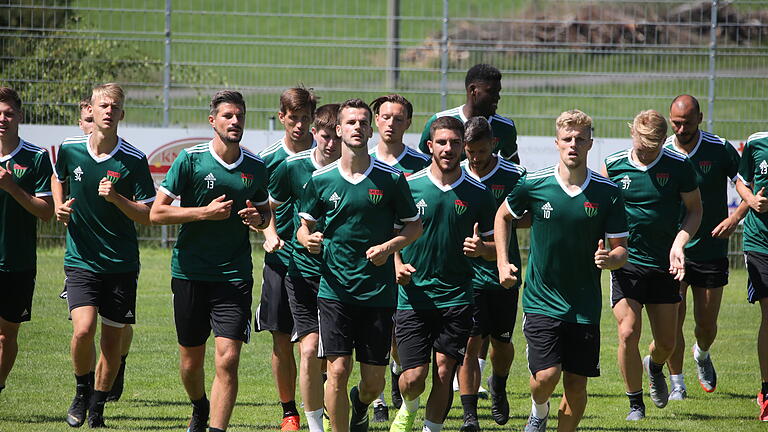 Impressionen aus dem Trainingslager des FC 05 Schweinfurt in Sonnen/Bayerischer Wald