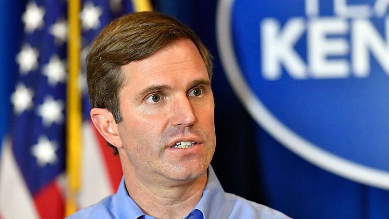 Andy Beshear - Der 46-Jährige ist Gouverneur des Bundesstaats Kentucky. Andy Beshear - Der 46-Jährige ist Gouverneur des Bundesstaats Kentucky.