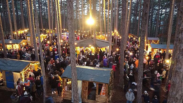 2013 wurde erstmalig die beliebte Leinacher Waldweihnacht (Archivbild) organisiert.