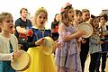 Die Jüngsten beim Frühlingskonzert in Gerolzhofen: Die 'Ritter des Königs' aus der musikalischen Früherziehung begeisterten mit ihren Instrumenten.
