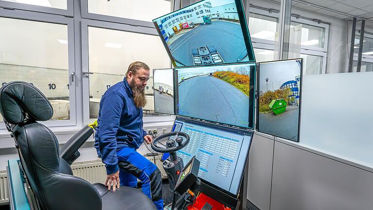 Die Firmen Geis und Götting haben mit 5G-Technologie einen Lkw teleoperativ von einem Leitstand aus gesteuert. Zudem kann das Fahrzeug auch teilweise autonom fahren.