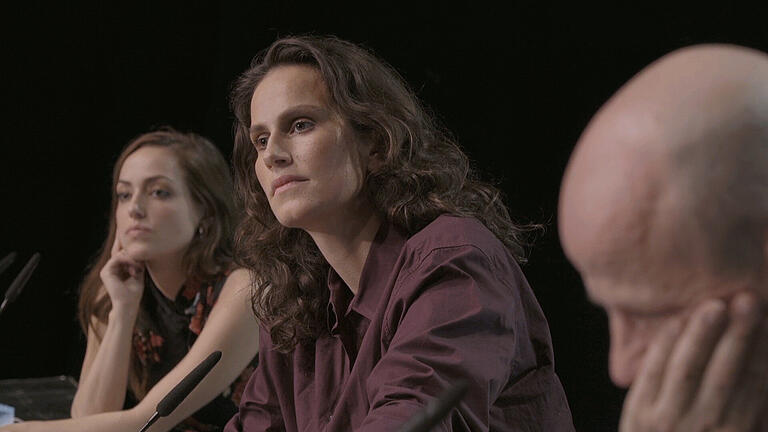 Szene aus dem Film 'Als Susan Sontag im Publikum saß'. Szene aus dem Film 'Als Susan Sontag im Publikum saß'.