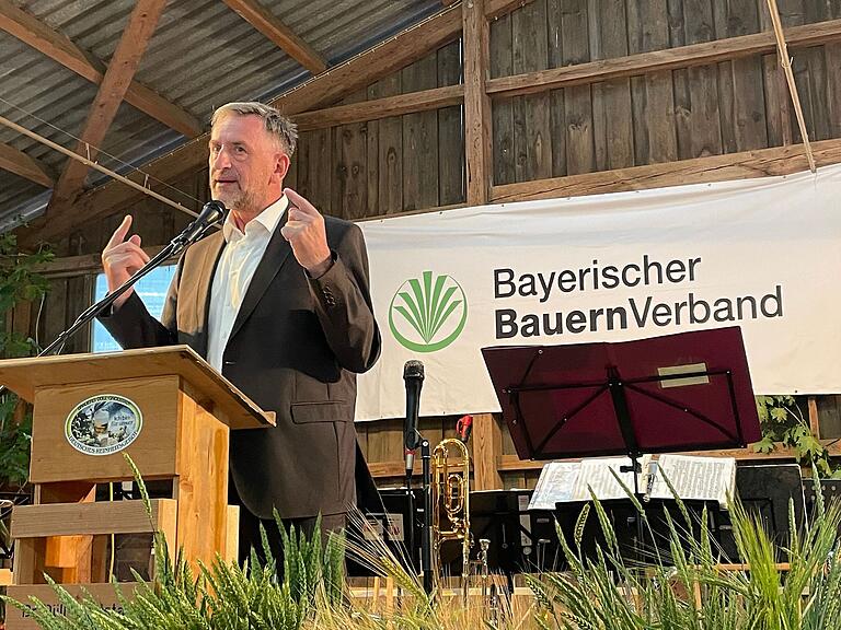 BBV-Präsident Günther Felßner sprach beim Bauerntag in Gnodstadt. BBV-Präsident Günther Felßner sprach beim Bauerntag in Gnodstadt.