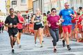 Zahlreiche Läuferinnen und Läufer nahmen am Freitag, 12. Juli 2024, am 21. Sparkassen-Stadtlauf in Bad Neustadt teil.