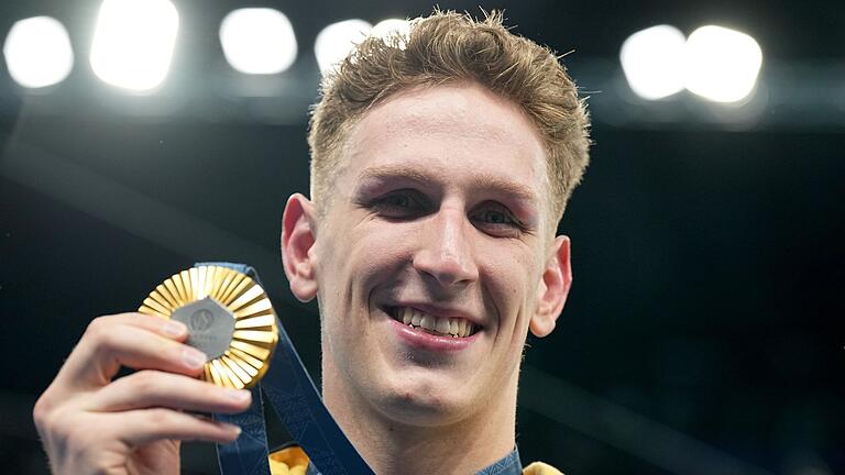 Paris 2024 - Schwimmen       -  Lukas Märtens holt das erste deutsche Gold eines Beckenschwimmers seit 1988.
