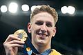 Paris 2024 - Schwimmen       -  Lukas Märtens holt das erste deutsche Gold eines Beckenschwimmers seit 1988.