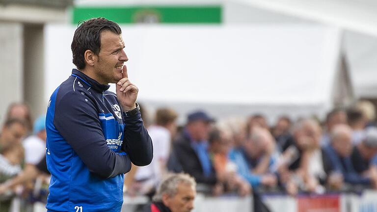 Nach zwei Jahren ist für ihn im Sommer in Kleinrinderfeld Schluss: Trainer Tobias Jäger.