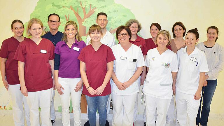 Das Team des Diabeteszentrums der Klinik für Kinder und Jugendliche am Leopoldina-Krankenhaus (das Bild entstand vor der Coronapandemie).