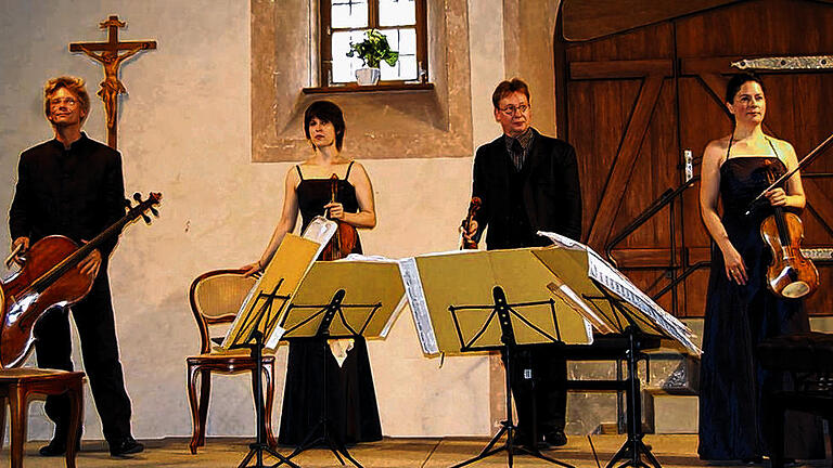 Kammermusik mit Sogwirkung: Das Minguet-Quartett verzauberte bei seinem Auftritt in Maria Bildhausen die Zuhörer.