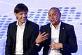 Ex-Real-Madrid-Stars Fernando Morientes und Roberto Carlos       -  Mit 27 Toren in 47 Länderspielen ist Morientes (l.) einer der erfolgreichsten Nationalstürmer Spaniens. Er blieb in 'La Roja' aber titellos.