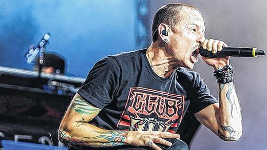 Schreihals: Chester Bennington von Linkin Park.