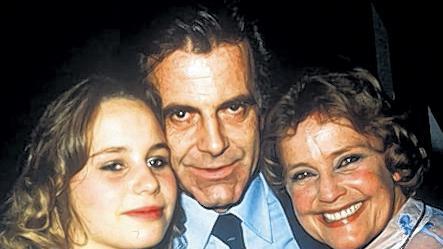 1982: Mit Schwester Maria und deren Tochter Marie Theres Relin.