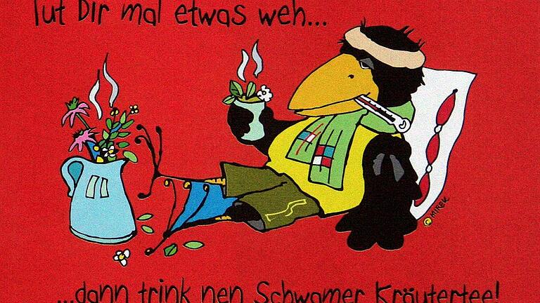 Sogar mit eigenen Postkarten bewirbt die Gemeinde ihre heilende Geschichte.