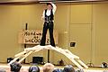 Das Handwerker Theater begeisterte die Mittelschüler in Marktheidenfeld.