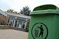 Sprichwörtlich reif für die Tonne: Das Hallenbad der Stadt Bad Kissingen öffnet nie wieder.