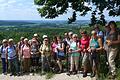 20 Teilnehmer der Natur-Freunde Kitzingen schnürten ihre Wanderschuhe um an der 14 km langen Jura-Rundwanderung teilzunehmen.