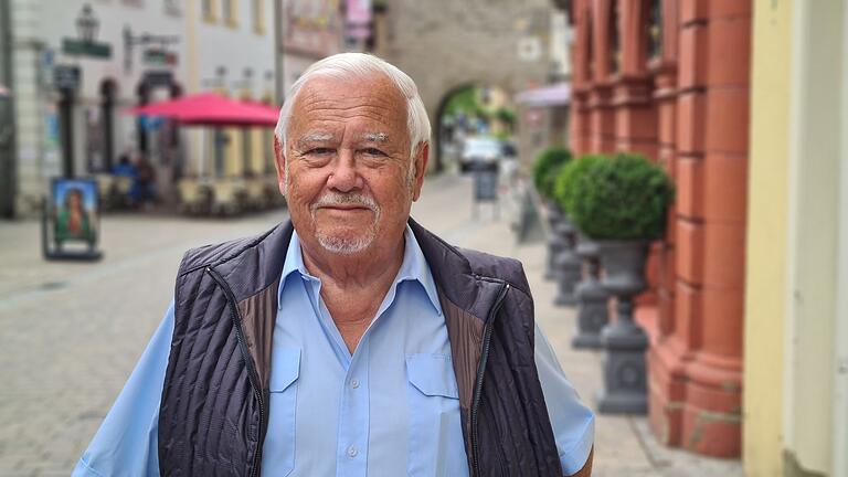 Norbert Kreuzer (85) aus Schieder-Schwalenberg kam aus München nach Volkach.