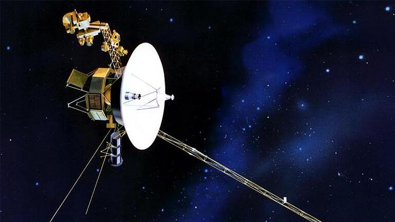 Eine Illustration zur amerikanischen Raumsonde «Voyager 1». Foto: NASA       -  Eine Illustration zur amerikanischen Raumsonde 'Voyager 1'.