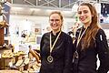 Johanna Lenhardt (links) aus Oberelsbach und Lea Wagner aus Aschfeld sind Deutschlands beste Bäckermeisterinnen. Sie haben die Deutsche Meisterschaft der Bäcker&nbsp;gewonnen.