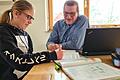 Zwischen Homeoffice und Homeschooling: Manfred Köhler, Geschäftsführender Bildungsreferent beim Familienbund der Katholiken&nbsp; - hier mit seiner Tochter Smilla - kämpft für eine gerechtere Familienpolitik.&nbsp;