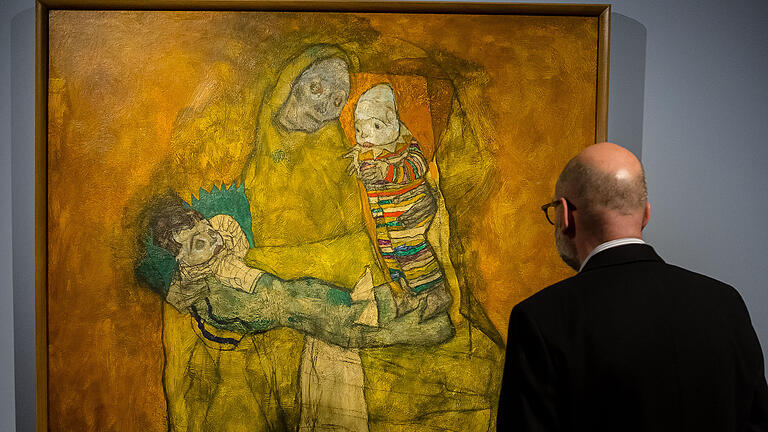 Einblicke in die neue Sonderausstellung 'Egon Schiele - Freiheit des Ich' im Museum Georg Schäfer.