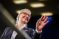 Fortsetzung AfD-Bundesparteitag in Essen.jpeg       -  Alice Weidel, Bundesvorsitzende der AfD, winkt beim Bundesparteitag der AfD in der Grugahalle in Essen einigen Parteikollegen zu.