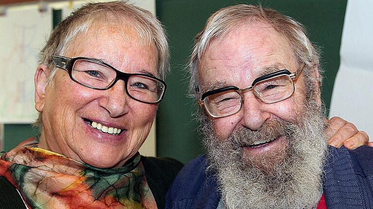 Das Künstlerpaar Iskra (links) und Oreste.