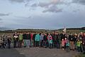 Auf dem Weg nach Kaisten versammelten sich alle Wanderer zu einem gemeinsamen Gruppenfoto. Anschließend wurde der ca. vier Kilometer lange Fußmarsch ins Nachbardorf fortgesetzt.