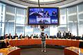 Sondersitzung Innenausschuss Bundestag       -  Viele Hintergründe zur Tat bleiben nach der Sitzung weiter offen.