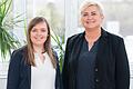 Das Team des Beschwerdemanagements der Haßberg-Kliniken, Anja Engel (links) und Natalja Kruppa, beantwortet am 'Tag des Patienten'&nbsp; Fragen.
