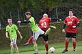 Die Spiele der A- und B-Klassen Rhön       -  Rhöner Fußball-Ballett mit Tim Lindenau von der SG Waldfenster/Lauter (vorne) und Markus Dorn von der SG Schondra.