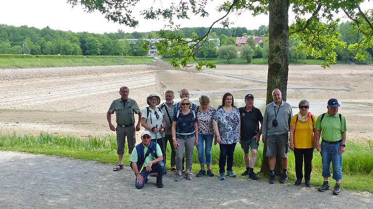 Auf einer der 14 Wanderungen 2022 ging es rund um den Ellertshäuser See.