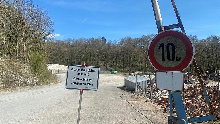Seit Ende 2023 kann in Bischofsheim kein Grüngut mehr angeliefert werden.