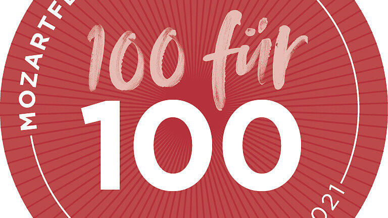 Mozartfest 100 für 100       -  Kreative Köpfe gesucht: Mozartfest startet Aktion 100 für 100!