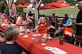 Der Generalsekretär der Bayern-SPD, Arif Tasdelen (rechts), zu Gast beim Sommerfest des SPD-Kreisverbands.