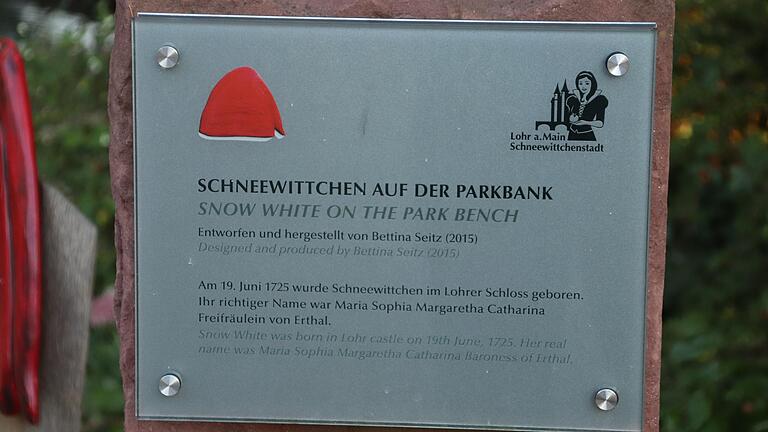 Das Geburtsdatum auf dieser Infotafel in der Lohrer Anlage ist falsch. Das Geburtsdatum auf dieser Infotafel in der Lohrer Anlage ist falsch. 
