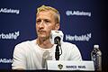 Pressekonferenz Marco Reus in Los Angeles       -  Marco Reus hat sich vor dem Wechsel zu Los Angeles Galaxy Rat bei Jürgen Klinsmann geholt.