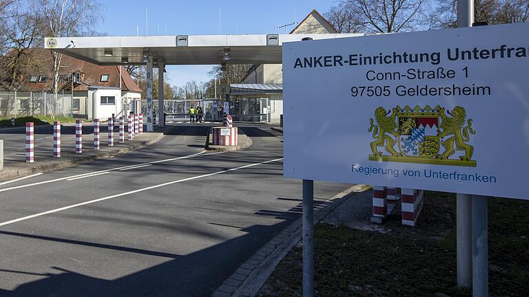 Die Anker-Einrichtung in Geldersheim steht aufgrund eines Corona-Falls erneut unter Quarantäne.