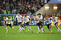 Halbfinaleinzug       -  Deutschland gewinnt nach Elfmeterschießen und zieht ins Halbfinale ein. Foto: Federico Gambarini